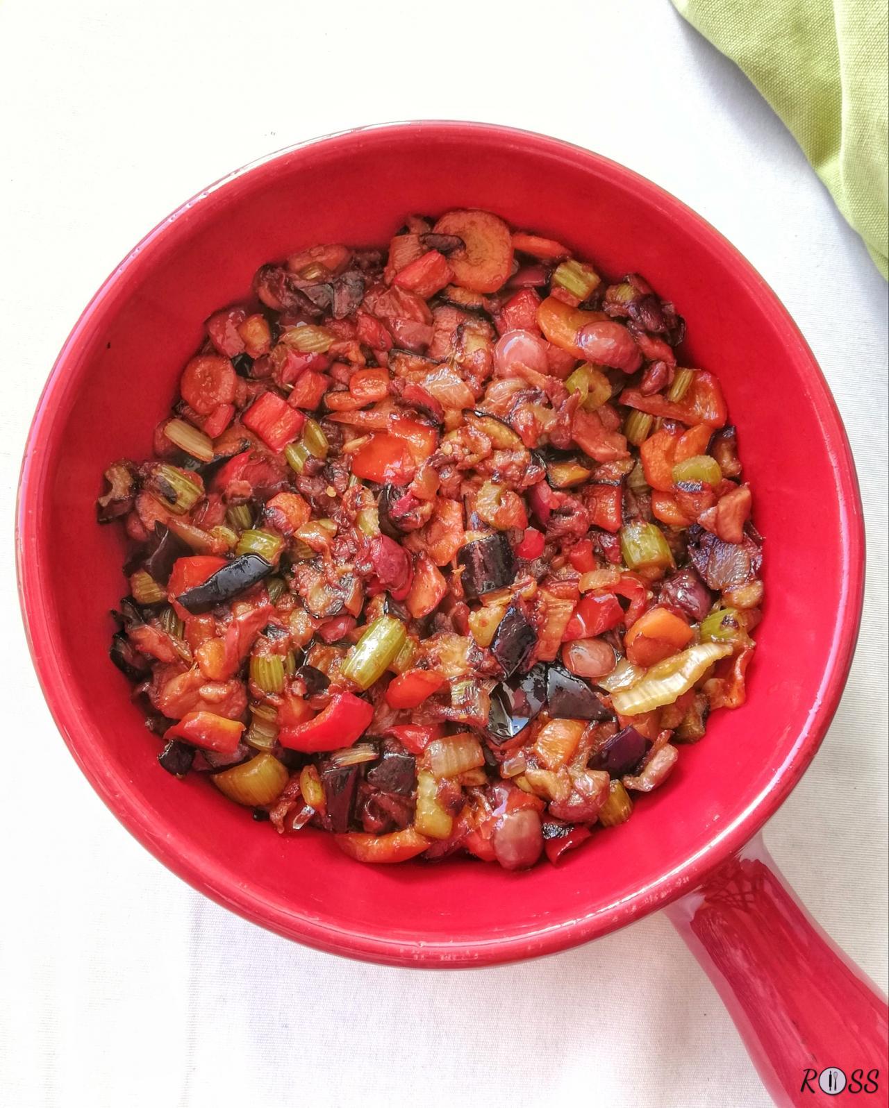 Caponata Siciliana di verdure – RossInCucina