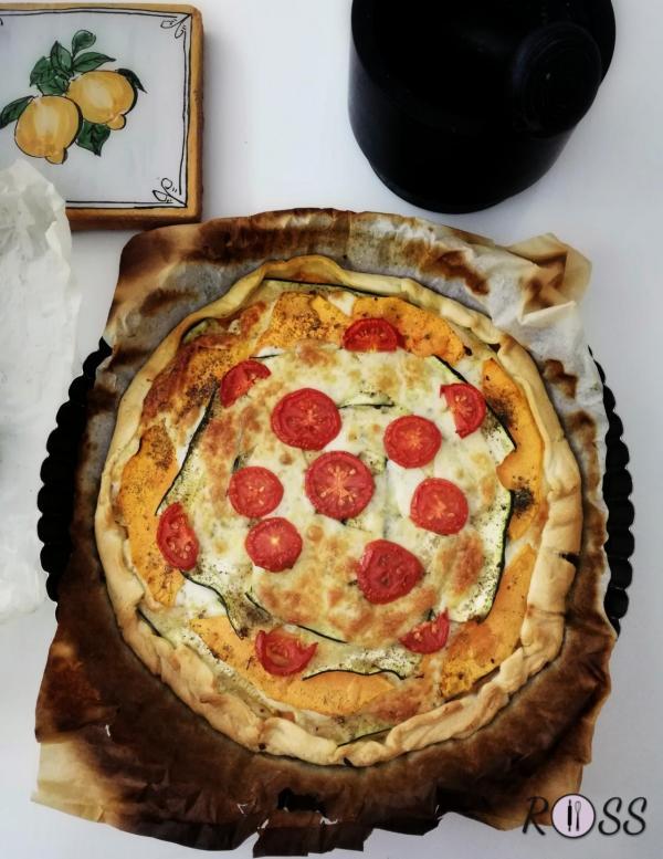 Torta salata con verdure