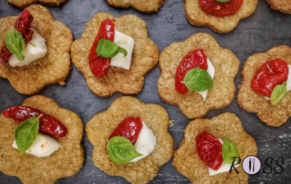 Biscotti salati al pesto di basilico