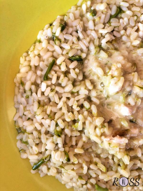 Risotto con asparagi e gorgonzola cremoso