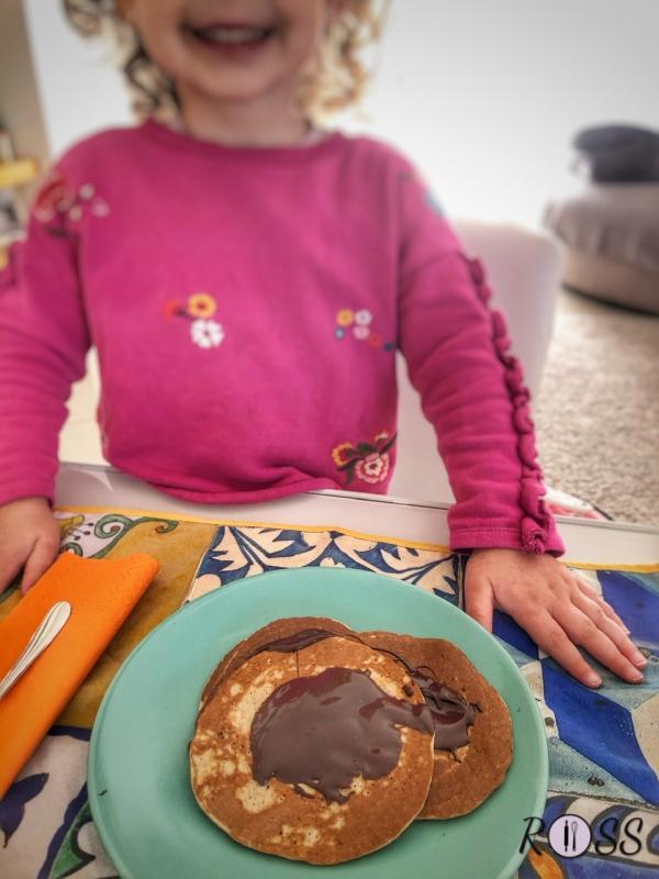 Pancakes con avena(senza lattosio e senza lievito)