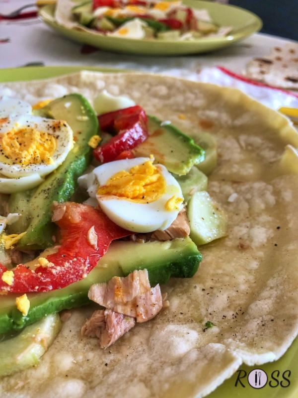 Tortillas arcobaleno