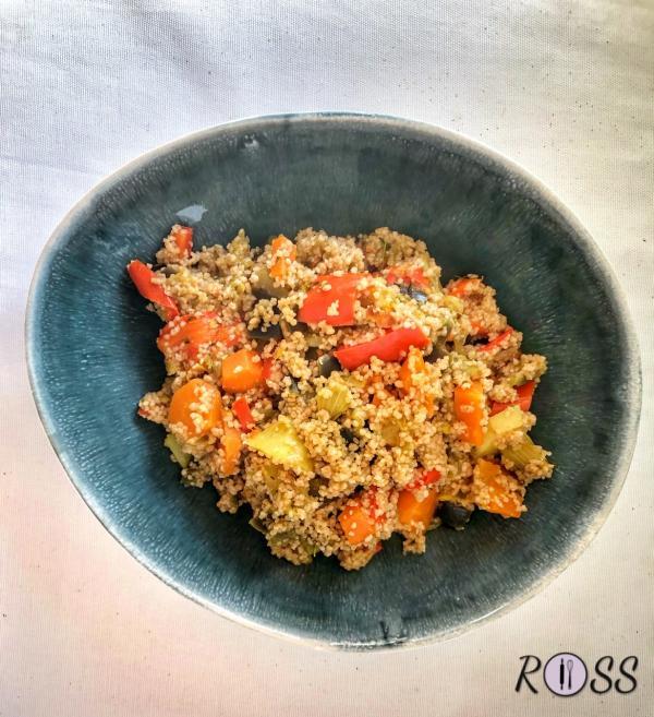 Cous cous integrale con verdure