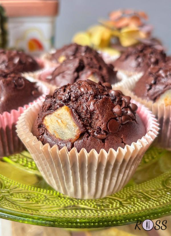 Muffin pera e cioccolato